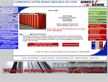 Tablet Screenshot of direct-benne.com